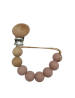 BABY 01429 Eko medinis lėlytės pakabukas EARTH BLUSH