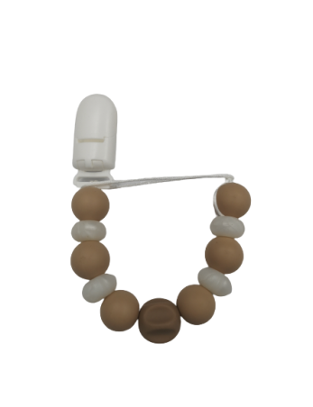 BABY 01433 Silikoninis manekeno laikiklis BEIGE/PEARL