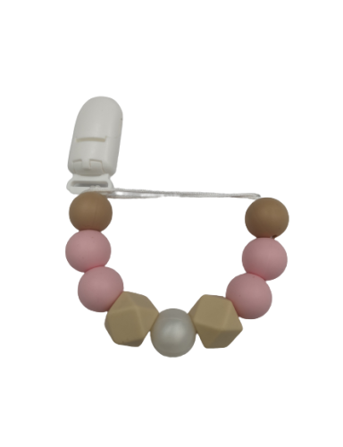 BABY 01437 manekeno pakabukas Crystal PINK/PEARL