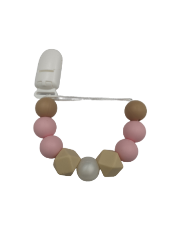 BABY 01437 manekeno pakabukas Crystal PINK/PEARL