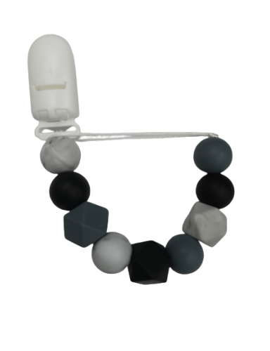 BABY 01440 manekeno pakabukas Crystal BLACK/GREY