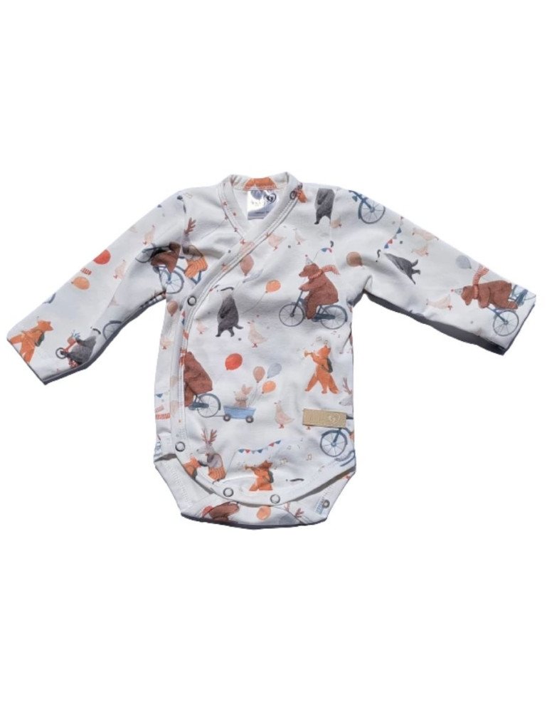 BABY 01557 Kūdikių bodžiukas ilgomis rankovėmis Meškiukai 80/86