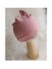 BABY 01580 Kūdikių kepuraitė su ausytėmis jersey Rose 6-9m