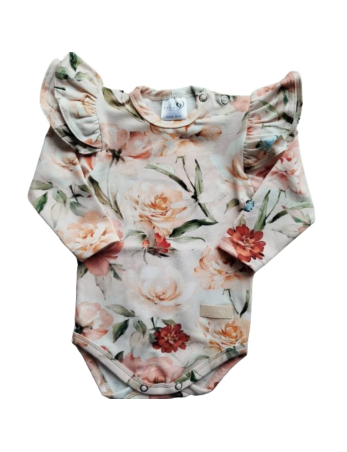 BABY 01655 Kūdikių kostiumėlis ilgomis rankovėmis Powder Rose 68/74