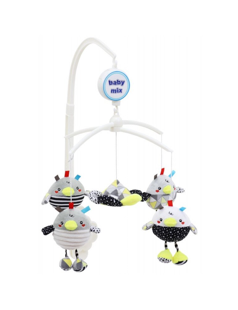 BABY MIX 43414 Pliušinė karuselė Viščiukai TK/478M