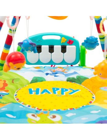 BABY MIX 46210 Mokomasis kilimėlis su "Safari" pianinu 38649