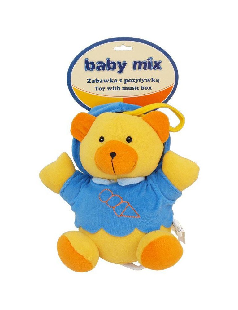 BABY MIX TK/P/1034-0300 Mėlyna meškiukų muzikinė dėžutė 17218