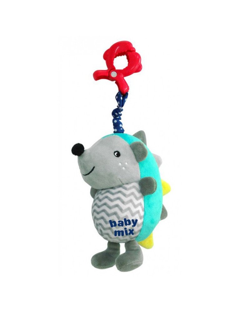 BABY MIX TK/P/1217-EU00 Pliušinė muzikinė dėžutė "Ežys" 44901