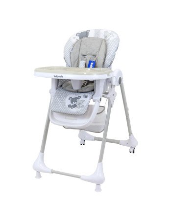 BABY MIX UR-YQ-B003S Maitinimo kėdutė kūdikiui pilka 39507-Maitinimo kėdutės-Vaiko kambarys