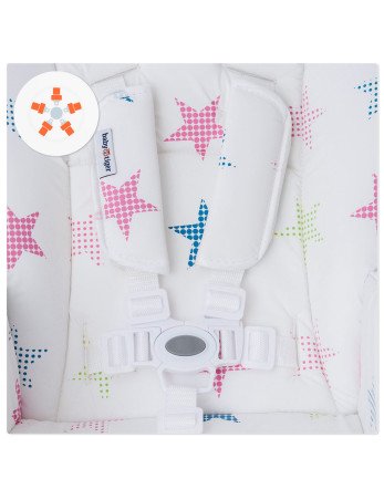 BABYTIGER Maitinimo kėdutė BENJI rožinė-Maitinimo kėdutės-Vaiko kambarys