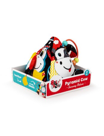 BALIBAZOO BB 82385 Kontrastinė piramidinė karvė Deluxe