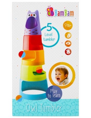 BAM BAM 383564 Mokomoji piramidinė pelytė su kamuoliu