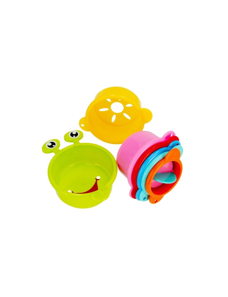 BAM BAM 428983 Dedami puodeliai "Worm" 7vnt