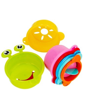 BAM BAM 428983 Dedami puodeliai "Worm" 7vnt