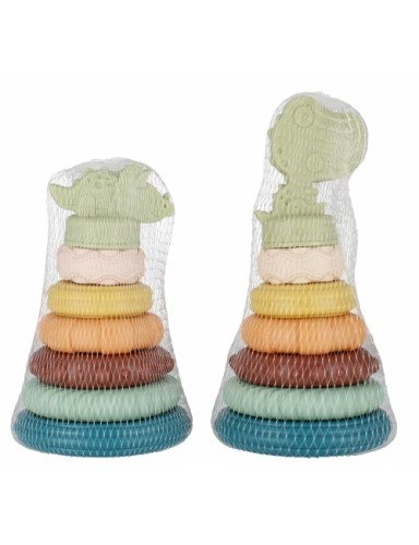 BAM BAM 482393 Piramidė Edukel pastelinis tinklelis