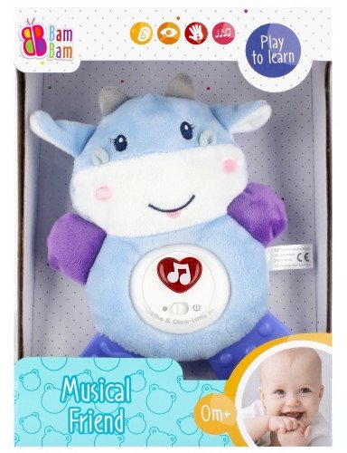 BAM BAM 499204 Muzikinė minkšta karvė