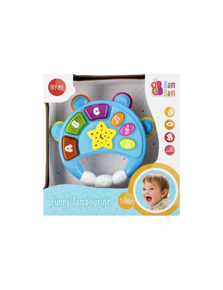BAM BAM 515006 Muzikinis tambūrinas BAM BAM 515006 Muzikinis tambūrinas