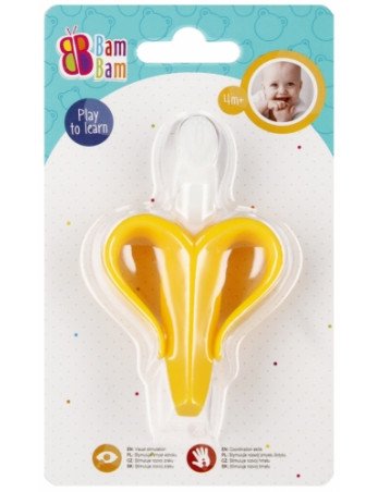BAM BAM 515037 Bananų dantų šepetėlio kramtukas