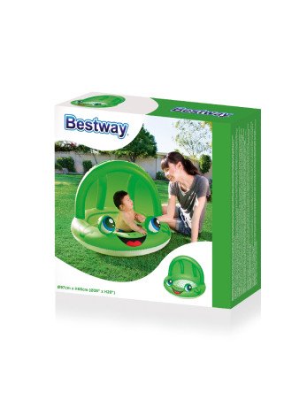 BESTWAY 52189 Frog/Biedronchka 97x66cm baseinas su stogeliu