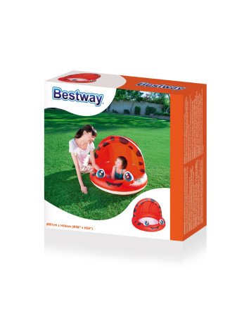 BESTWAY 52189 Frog/Biedronchka 97x66cm baseinas su stogeliu