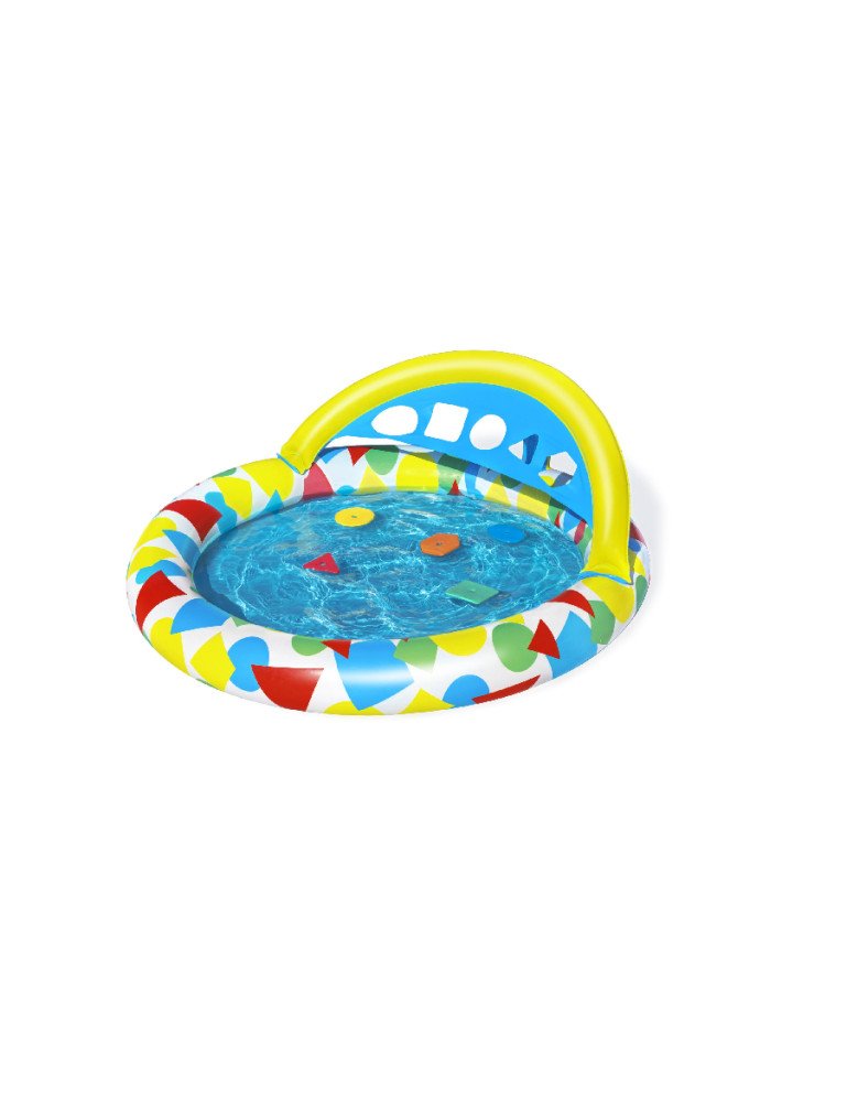 BESTWAY 52378 Baseinas su formų rūšiuokle ir vandens burbulu 120x117x46cm
