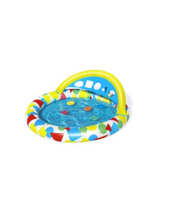 BESTWAY 52378 Baseinas su formų rūšiuokle ir vandens burbulu 120x117x46cm