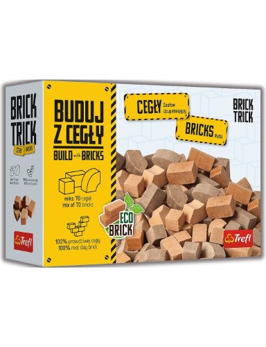 BRICK TRICK 61558 Cegły zamkowe mozaika 70 szt-Vystymo lentos ir paklotai-Baldai ir kiti prietaisai