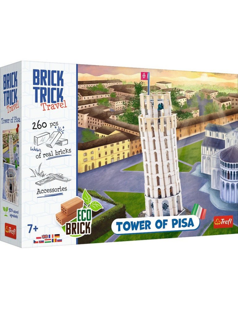 BRICK TRICK 61610 Kelionės - Pasviręs Pizos bokštas BRICK TRICK 61610 Kelionės - Pasviręs Pizos bokštas