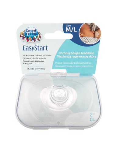 CANPOL 18/603 Krūtų skydeliai L EasyStart 2vnt - medicinos prekė