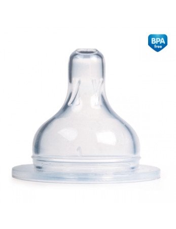 CANPOL 21/719 Čiulptukai plačiakakliams buteliukams EasyStart silikoniniai mini 1 vnt