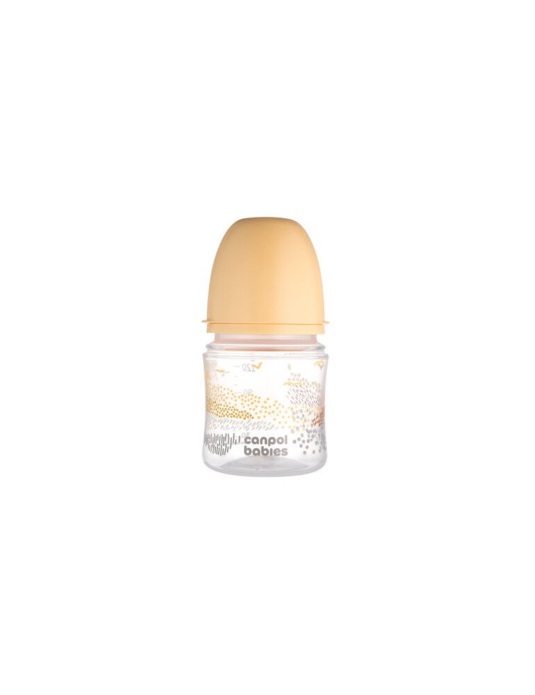 CANPOL 35/242 EasyStart 120 ml buteliukas nuo kolkos MOUNTAINS smėlio spalvos
