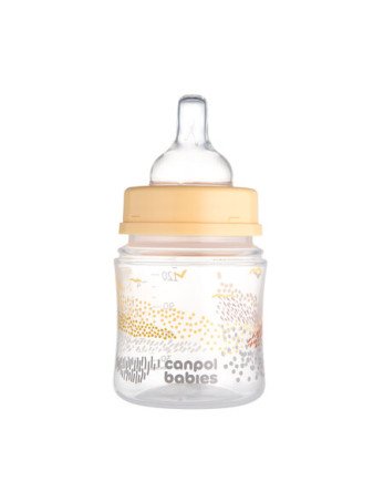 CANPOL 35/242 EasyStart 120 ml buteliukas nuo kolkos MOUNTAINS smėlio spalvos
