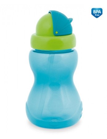 CANPOL 56/109 Sportinis buteliukas su sulankstomu vamzdeliu, mažas, mėlynas