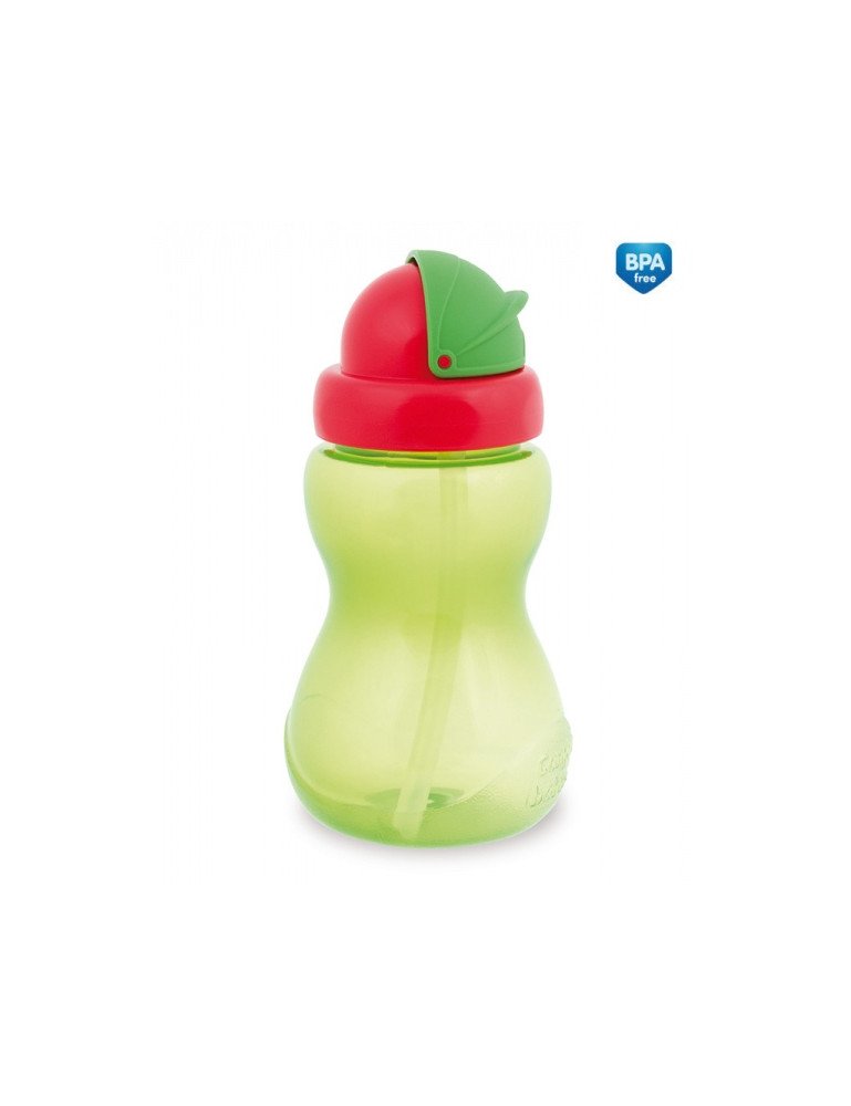 CANPOL 56/109 Sportinis buteliukas su sulankstomu vamzdeliu, mažas, žalias*