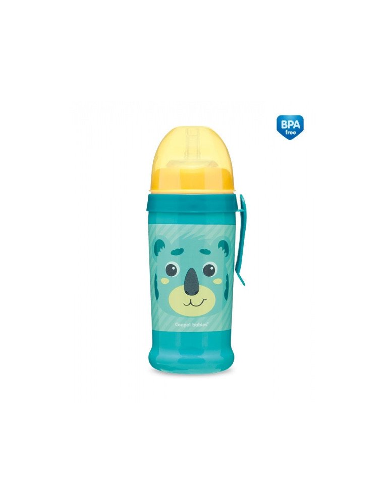 CANPOL 56/510 Hello Little koala turkio spalvos buteliukas be lašų