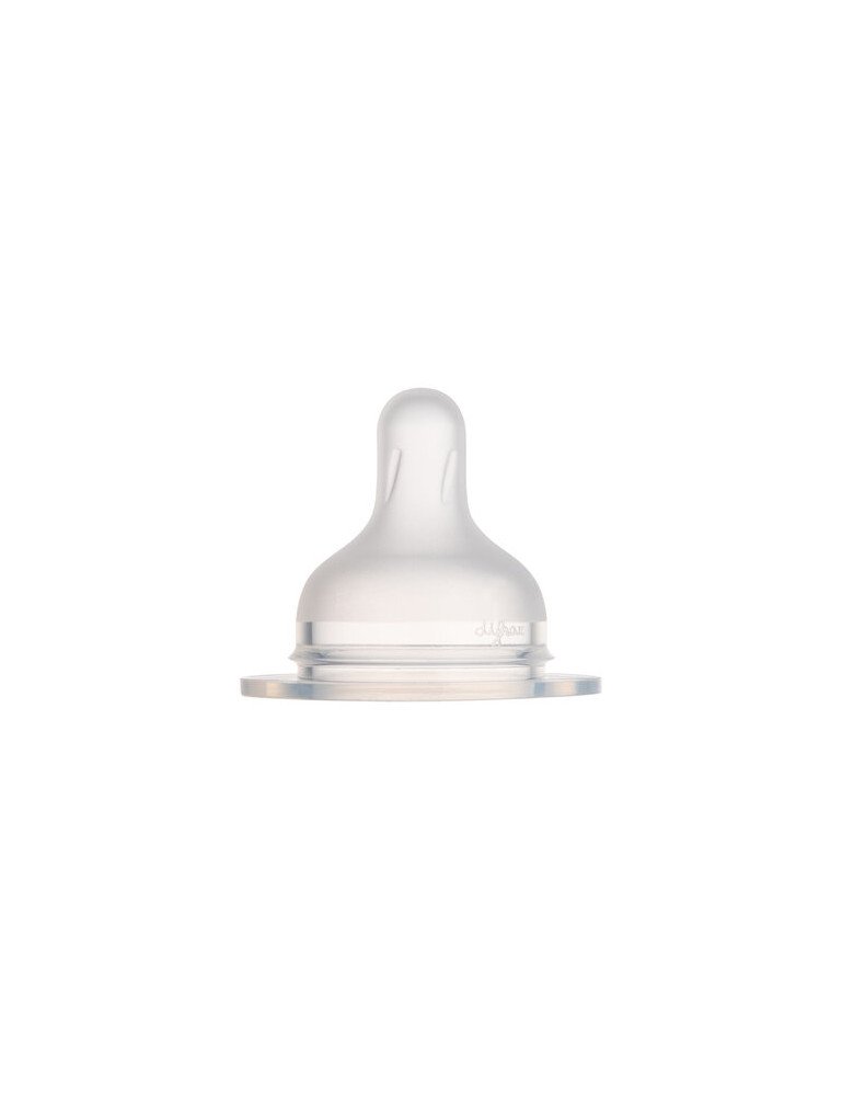 CANPOL 59/893 Silikoninis čiulptukas buteliukui S-Shape L (vidutinis) 2vnt