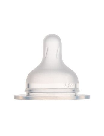 CANPOL 59/893 Silikoninis čiulptukas buteliukui S-Shape L (vidutinis) 2vnt