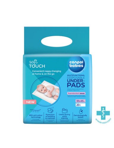 CANPOL 78/009 Daugiafunkcinis higieninis įklotas 33x45 cm