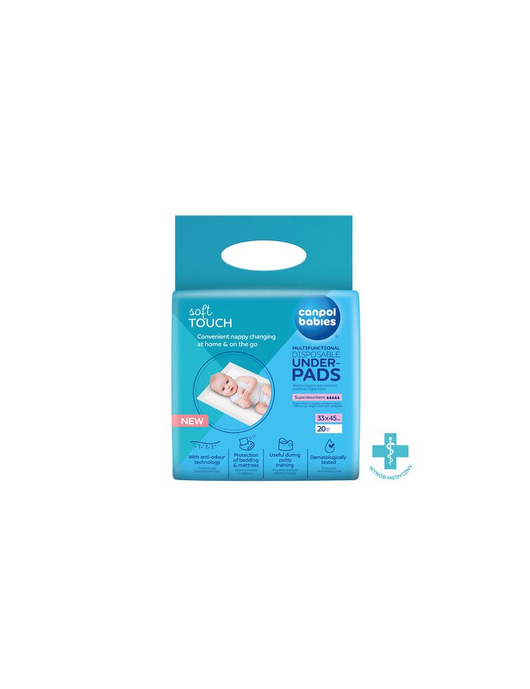 CANPOL 78/009 Daugiafunkcinis higieninis įklotas 33x45 cm