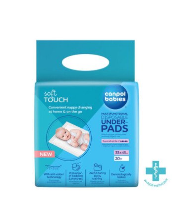 CANPOL 78/009 Daugiafunkcinis higieninis įklotas 33x45 cm