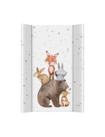 CEBA 102-000-783 Minkštas profiliuotas trumpas persirengimo stalas 50x70 Basic Forest Friends