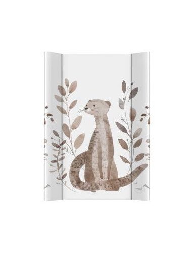 CEBA 102-000-786 Minkštas profiliuotas trumpas persirengimo stalas 50x70 Basic Clever Otter