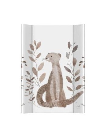 CEBA 102-000-786 Minkštas profiliuotas trumpas persirengimo stalas 50x70 Basic Clever Otter