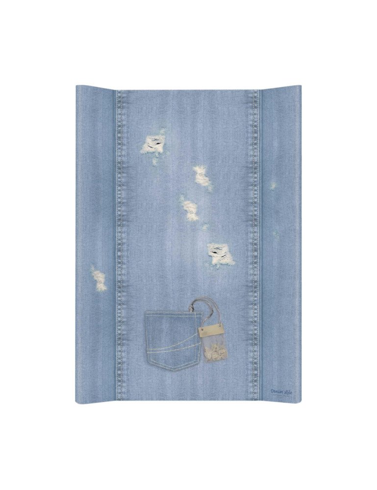 CEBA 102-119-589 Trumpas profiliuotas minkštas persirengimo stalas 50x70 DENIM STYLE SHABBY blue* CEBA 102-119-589 Trumpas profiliuotas minkštas persirengimo stalas 50x70 DENIM STYLE SHABBY blue*