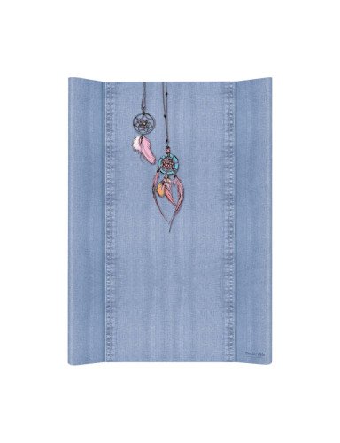 CEBA 102-119-598 Minkšta, kontūrinė, trumpa persirengimo stotelė 50x70 DENIM STYLE DREAM CATCHER mėlyna*