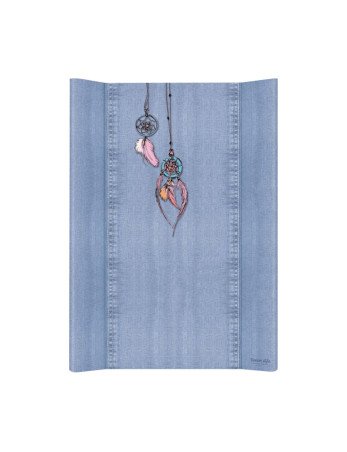 CEBA 102-119-598 Minkšta, kontūrinė, trumpa persirengimo stotelė 50x70 DENIM STYLE DREAM CATCHER mėlyna*