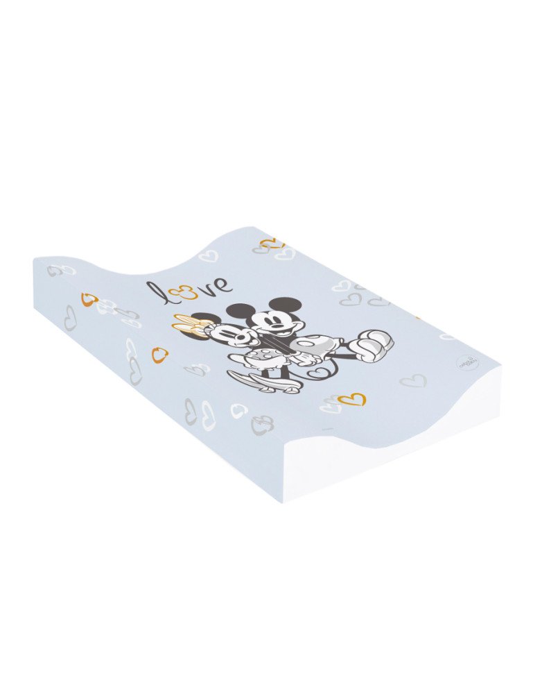 CEBA 104-127-665 "Cosy" 50x70 minkštas profiliuotas persirengimo stalas "Disney Minnie & Mickey Blue "* CEBA 104-127-665 "Cosy" 50x70 minkštas profiliuotas persirengimo stalas "Disney Minnie & Mickey Blue "*