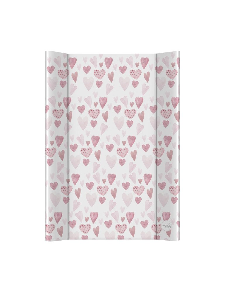 CEBA 204-000-748 Trumpas 50x70 Ultra Light Lots of Love persirengimo stalas su kieta nugarėle CEBA 204-000-748 Trumpas 50x70 Ultra Light Lots of Love persirengimo stalas su kieta nugarėle