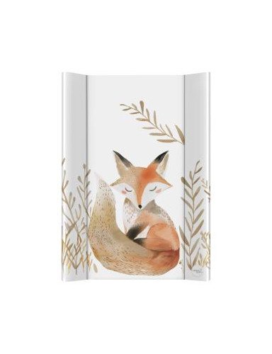 CEBA 216-000-787 Trumpas 50x70 Basic Red Fox persirengimo stalas su kieta nugarėle-Vystymo lentos ir paklotai-Baldai ir kiti pri