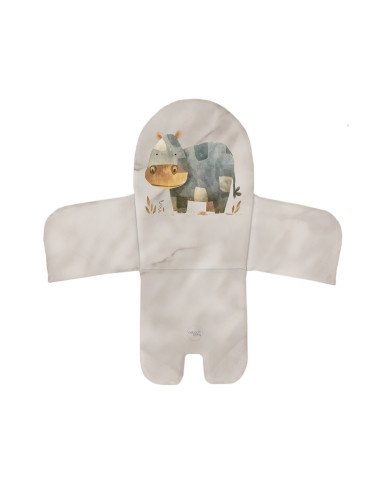 CEBA 303-000-780 Maitinimo kėdutės įdėklas 26x24x40 Basic Cosy Hippo-Maitinimo kėdučių priedai-Maitinimo kėdutės